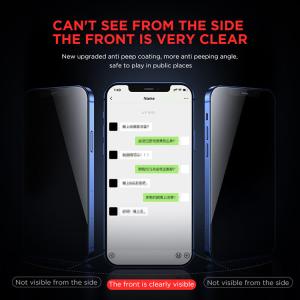 Anti Glare Phone Screen Protector Anti Shock Anti Spy Privacy 9H Temper