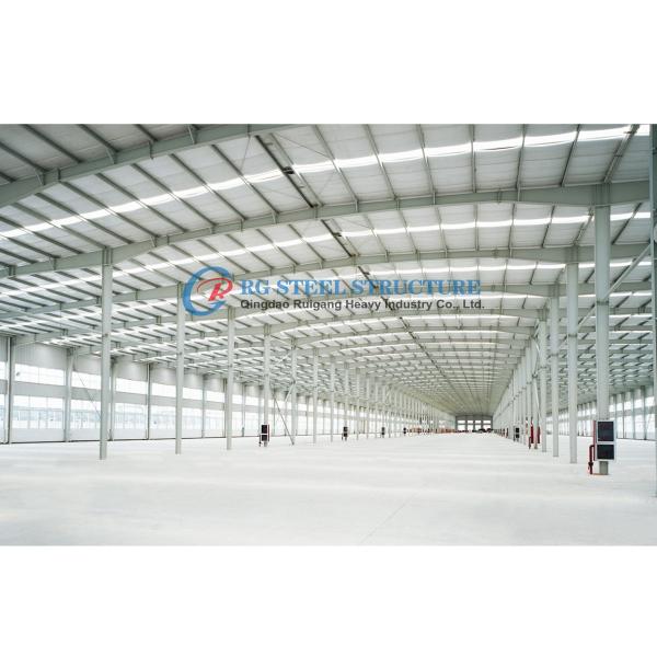 Buy cheap Lightweight Prefab Steel Structure Warehouse Buildings With Coating Cycle Extension from wholesalers