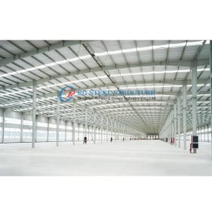 Buy cheap Lightweight Prefab Steel Structure Warehouse Buildings With Coating Cycle Extension from wholesalers