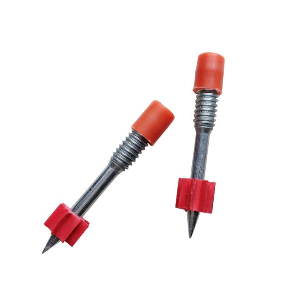 Buy cheap Steel Powder Actuated Fasteners M1/4"-14UNC Thread Drive Pins With Cap from wholesalers