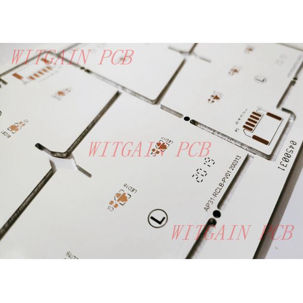 China Single Layer Aluminum PCB Board / Aluminum Printed Circuit Board 1.6mm OSP White Solder Mask on sale China Single Layer Aluminum PCB Board / Aluminum Printed Circuit Board 1.6mm OSP White Solder Mask on sale
