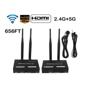 Buy cheap TV 660ft / 200m HDMI Wireless Transmitter And Receiver 1080P With IR Remote from wholesalers