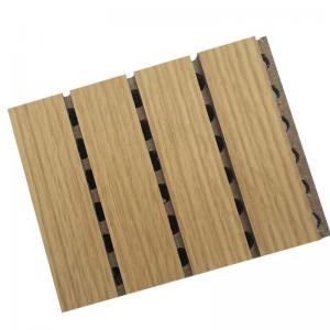 Buy cheap Noise Reduction Wooden Grooved Acoustic Panel ,  Wood Panels For Walls And Ceilings product