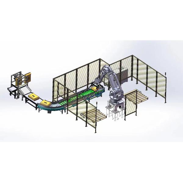 Electric Robotic Packaging And Palletizing Equipment High Speed With Stacking
