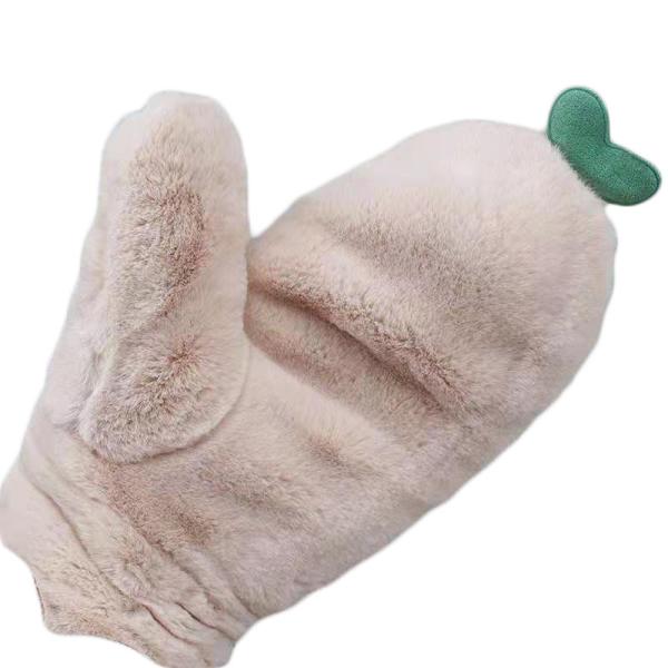Quality Cartoon Student Plush Gloves For Girl for sale
