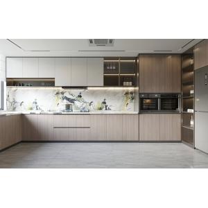 Buy cheap Automatic Foshan Custom Furniture Cupboard Pantry Shaker Cherry Kitchen Cabinet from wholesalers