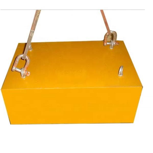 Manual Cleaning Cross Belt Permanent Iron Separator with Electric Motorized