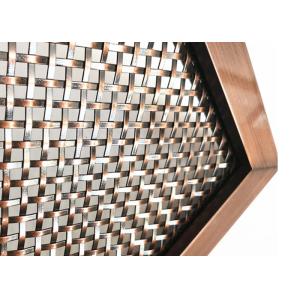 Buy cheap Surface Finished Services Architectural Woven Wire Mesh With Pattern Design from wholesalers