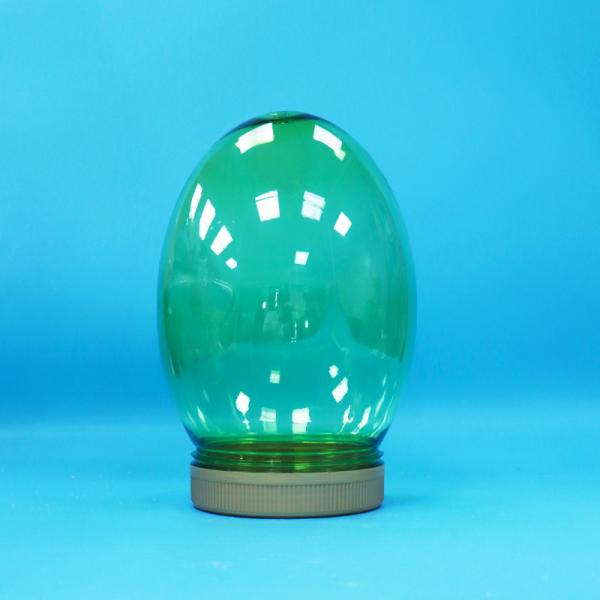 Transparent Unique Shape Plastic PET Food Grade Nuts Pistachio Jar With Screw