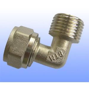 Buy cheap compression brass fitting male elbow for PEX-AL-PEX from wholesalers