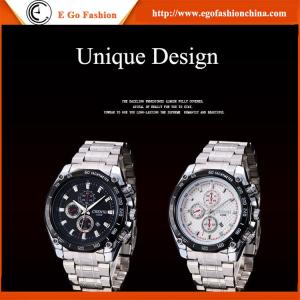 Buy cheap 029B Stainless Steel Watches for Man Business Watch Quartz Analog Watches 3 Subdials Watch from wholesalers
