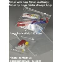 Buy cheap SELF seal bags, Zipper, Zip, Zip Lock, Slider, Reclosable, Reusable, Resealable product