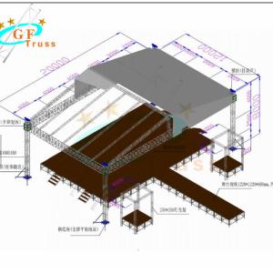 Buy cheap Portable Aluminum Truss  Roof Truss Systems Platform Foldable Truss Folding Truss from wholesalers