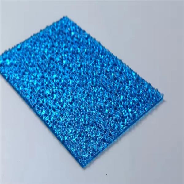Buy cheap Frosted Solid Polycarbonate Sheet Fire Resistant Diamond Polycarbonate Sun Sheet from wholesalers