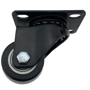 Buy cheap 2 Inch Low Profile Black Swivel Plate Polyurethane Casters Wheel from wholesalers