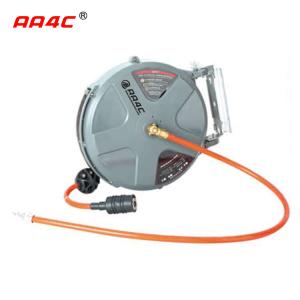 AA4C Automatic Retractable Flexible Hose Reel PU Mesh Air Hose Reel Electric