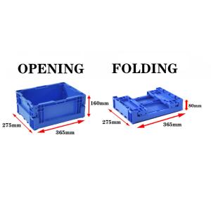 Buy cheap 10L Foldable Crate Folding Moving Box Collapsible Stackable Plastic Storage Crate from wholesalers