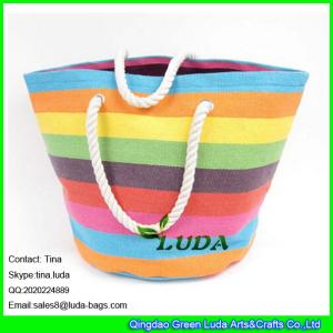 Buy cheap LUDA customized women paper straw beach bag with rope handles from wholesalers