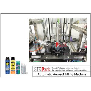 27.5mm Sealing Aerosol Filling Machine 0.7Mpa Sterilized Aerosol Packing Machine