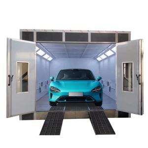 China Automotive Car Spray Paint Booth With Environment Electric Heating on sale