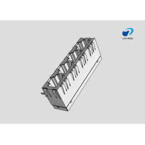 Buy cheap RJ45 Connectors, RJ45, Multiple Ports, Port Matrix Configuration 1 x 4, RJ Type Jacks & Plugs from wholesalers