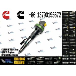 Common Rail Diesel Fuel Injector F00BJ10006 For Cummins QSK19 QSK38 QSK60