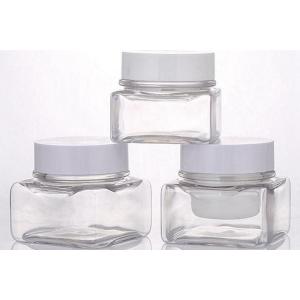 China ODM Square Pet 50g 80g Cream Mask Empty Jar on sale