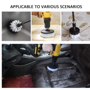 Buy cheap 4 Pack Power Drill Brush Multi Purpose Extended Long Attachment Kit For Grout from wholesalers