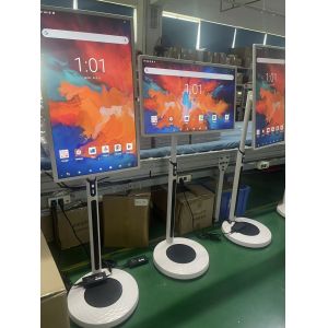 32 inch Portable Smart TV Mobile Touch Screen Wireless Android TV on wheels