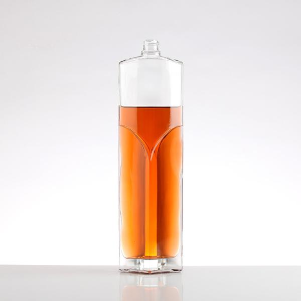 Quality 500ml Clear Olive Oil 1500 Champagne 750ml Gin Tequila Liquor Designer 200ml 700ml Brandyglass Bottle for sale