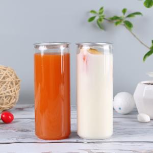 Buy cheap Leak Proof Plastic Milk Tea Bottles With Handles from wholesalers
