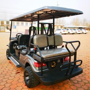 Buy cheap 2023 Black 6 Seater Golf Cart 4x4 60V Lithium Battery 35mph from wholesalers
