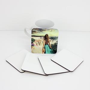 Buy cheap Cheap Customized Cork-Back Sublimation MDF Drink Coasters-3.75 Square from wholesalers