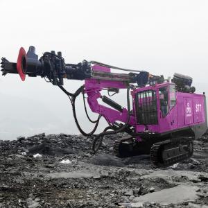 Buy cheap Hard Rock Borehole Drilling Equipment Depth 36m Mining Drilling Machine Crawler DTH Drilling Rig from wholesalers