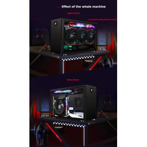 Buy cheap High Quality Full Mid Tower Desktop Gaming PC Computer Case Aluminum Gaming computer Game Machine Case Computer Chassis from wholesalers