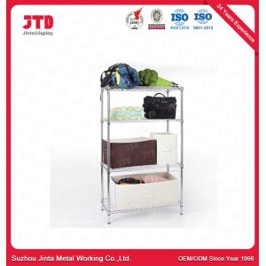 Powder Coating Chrome Boltless Metal Shelving 50 - 80kg Per Layer