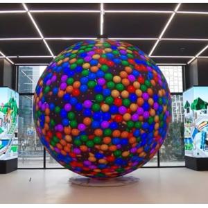 Advertising Indoor P3.91 P4 P4.8 RGB Led Sphere Screen With Soft Module 3D