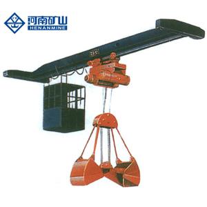 Buy cheap Light Weight Single Girder Overhead Travelling Crane With Double Disc Hydraulic Grab from wholesalers