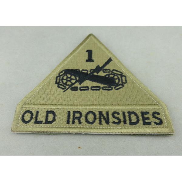 Quality Old Ironsides Custom Embroidery Patches American Police Woven Patches for sale