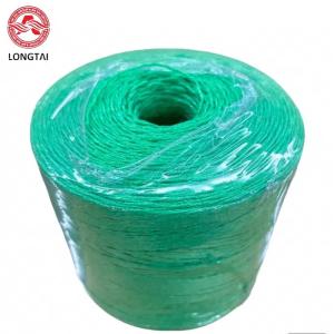 Buy cheap High strength Green Fibrillated Polypropylene Greenhouse Twine T1800 1kg Bobbin from wholesalers