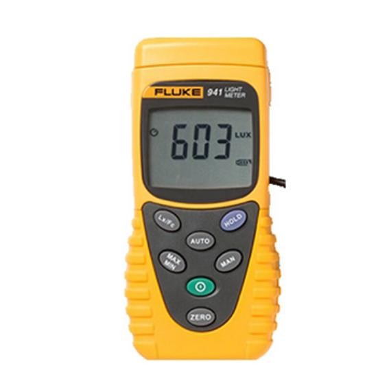 Fluke 941 Illuminometer 80×55×29mm Sensor Size 220g Weight for Diverse