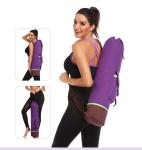 Buy cheap Large Capacity Yoga Mat Carry Bag Carrier Durable Canvas Cotton Yoga Pilates Backpack from wholesalers