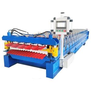 Buy cheap 2025 New Trapezoidal and glazed Double Layer Roof sheet roofing tile Roll Forming Machine from wholesalers