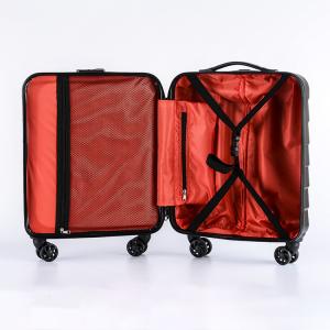 Buy cheap 190D Polyester Black ODM ABS Hard 4 Wheel Suitcase from wholesalers