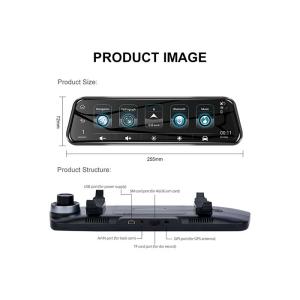 Buy cheap GPS Navigation HD1080P 10 Inch ADAS Car Driving Video Recorder from wholesalers