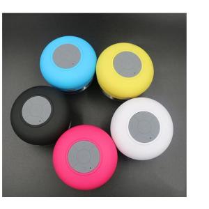 Buy cheap 2018 Hottest BTS06 wireless mini suction shower waterproof bluetooth speaker from wholesalers