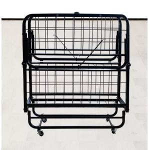 Buy cheap Black Simple Luxury King Bed Design Set Furniture Iron Rollaway Bed for Limited Space from wholesalers