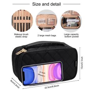 Buy cheap Lager Capacity Double Layer Toiletry Bag With Handle from wholesalers