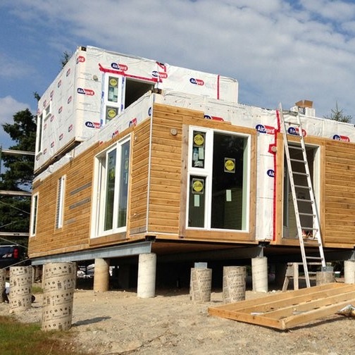 2 Layers Prefab Modular House Building Steel Structure For Construction Site