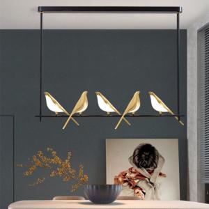 Buy cheap LED Creative Modern Pendant Light Dining Room Decorative Bird Chandelier from wholesalers